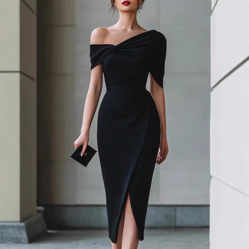 Nova Asymmetrisches Kleid