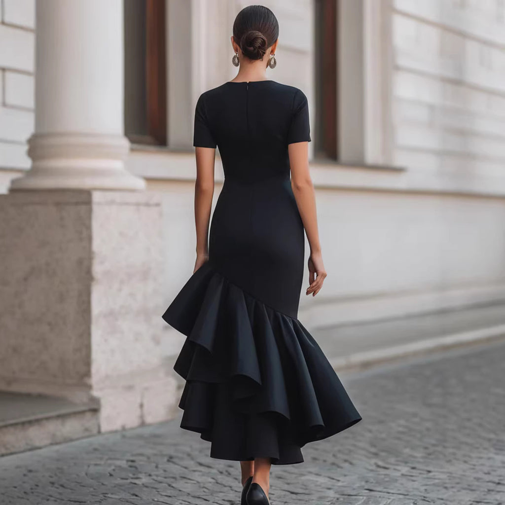 Schwarzes Bella-Kleid