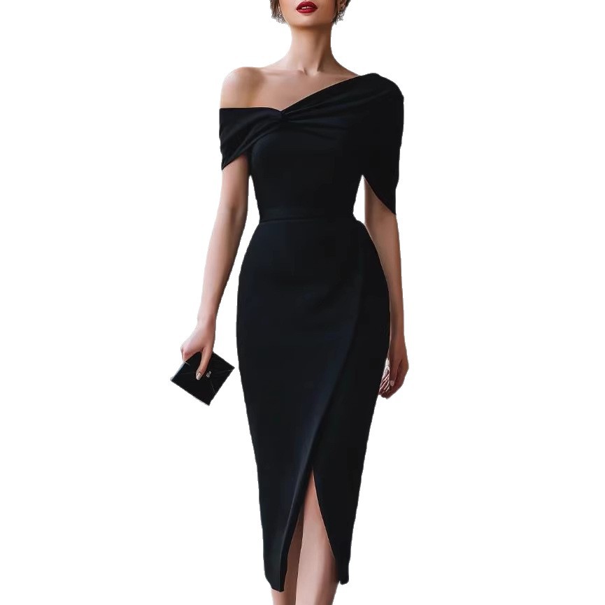 Nova Asymmetrisches Kleid
