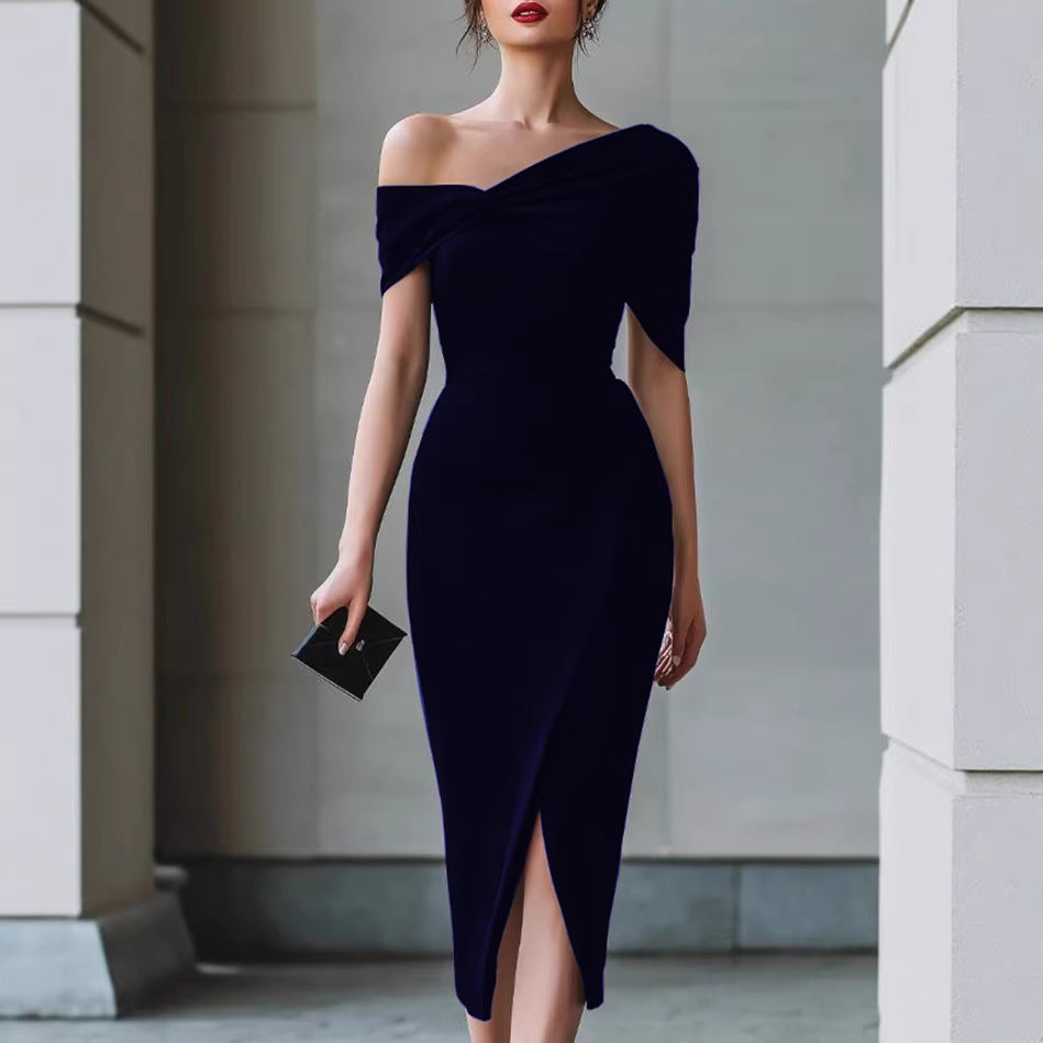 Nova Asymmetrisches Kleid